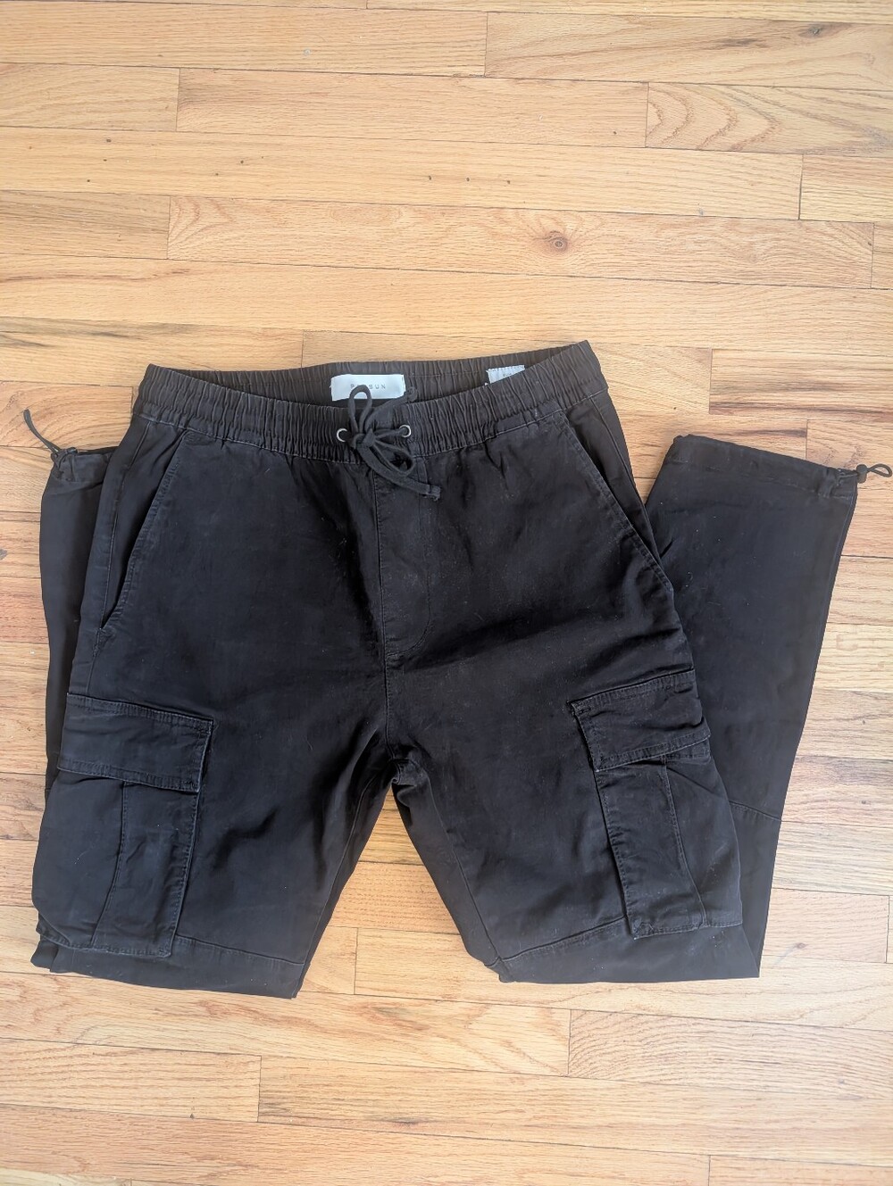 Pacsun Cargo Pants Black Medium Slim